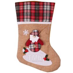 Рождественский носок для подарков h-42см Darvish DV-C-134