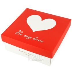 Коробка подарочная 23,5*23,5*9,5 см "Be my love" Darvish DV-13286