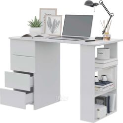 Письменный стол Горизонт Мебель Asti 3 (белый)