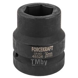Головка ударная 1", 26мм (6гр.) FORCEKRAFT FK-48526
