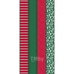 Бумага декоративная в рулоне "Excellia. Red & Green" 5*0,7 м, ассорти Clairefontaine 202099C