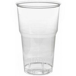 Пластиковый стакан одноразовый 500 мл, 50 шт., эконом ИнтроПластика