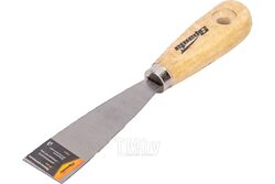 Шпательная лопатка из нержавеющей стали, 30 мм, деревянная ручка SPARTA 852035