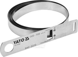 Циркометр для измерения длины окружности и диаметра d300-700мм Yato YT-71701