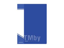 Папка с файлами inФОРМАТ А4 60 файлов синий пластик 600 мкм карман