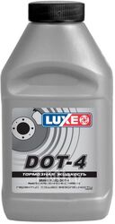 Жидкость тормозная DOT 4, 0,25 кг, для тормозных систем и гидроприводов сцепления, совместима с тормозными жидкостями на гликолевой основе LUXE 657