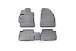 Комплект резиновых автомобильных ковриков в салон TOYOTA Corolla 01/2007-2013, 4 шт. (полиуретан) ELEMENT NLC4815210K
