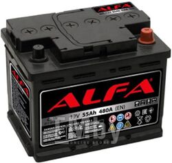 Автомобильный аккумулятор Alfa Battery Hybrid R / AL 55.0 (55 А/ч)