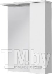 Шкаф настенный с зеркалом Ювента РИО РiоШНЗ1-60 белая правый