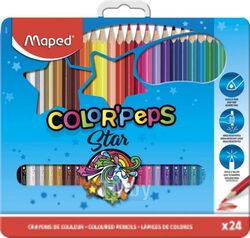 Набор цветных карандашей Maped Color Peps / 832016 (24шт)