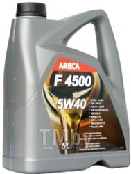 Синтетическое моторное масло F4500 5W-40 5 л ARECA 11452