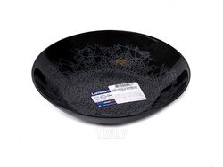 Тарелка глубокая стеклокерамическая "Zoe Black" 20 см Luminarc