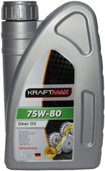 Трансмиссионное масло GEAR 75W-80 1 л KRAFTMAX KM300/1