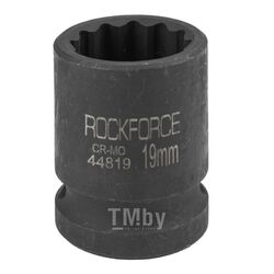 Головка ударная 19мм 12гр. 1/2" Rock FORCE RF-44819
