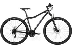 Велосипед Forward Sporting 29 2.1 D 2023 / RB3R9M165XBKDGY (черный/темно-серый)