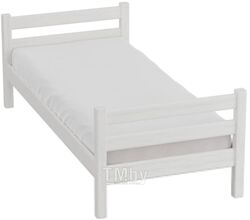 Односпальная кровать Мебельград Соня вариант 1 (массив сосны белый)