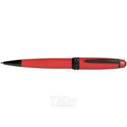 Ручка шарик/автомат "Bailey Blue Lacquer" 0,7 мм, метал., подарочн. упак., красный/черный, стерж. черный Cross AT0452-21