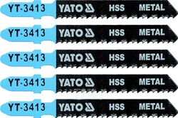 Полотно по металлу для электролобзика 50x75x1,0мм 12TPI (5шт) Yato YT-3413