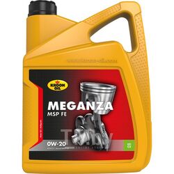Масло моторное Meganza MSP FE 0W20 5L Синтетическое масло ACEA C5, Renault RN17 FE KROON-OIL 36787