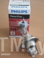Лампа галогенная для грузовых автомобилей H4 24V 75/70W P43T-38 MASTERDUTY (Высокая вибростойкость) Philips 13342MDC1