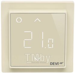 Терморегулятор для теплого пола Devi DEVIreg Smart с Wi-Fi (бежевый)
