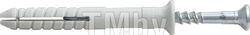Гвоздевой дюбель с потайной головкой KEW ND S 6x35, НЕЙЛОН (упак/100шт) 32424