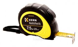 Рулетка измер. KERN ANTISHOCK, 7,5м/25мм, 2-стор. желт. лента, автоcтоп.+2фикс., корп.2К,магнит KE200005