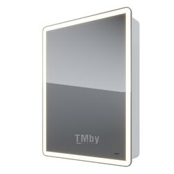 Зеркало-шкаф Dreja Point 60 см 1 дверца, 2 стекл. полки, LED-подстветка белый (99.9032)