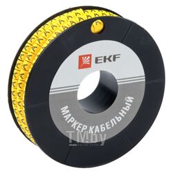 Маркер кабельный 4,0 мм2 "A" (500 шт.) (ЕС-2) EKF PROxima plc-KM-4-A