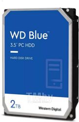Жесткий диск Western Digital HDD Blue 2TB 3.5 256GB WD20EZBX SATAIII/7200rpm