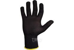 Легкие бесшовные перчатки из нейлона, цвет черный, размер M (12пар.) JP011nb JETA PRO JS011nb/M