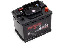 Аккумулятор PATRON PLUS 12V 57AH 500A ETN 0(R+) B13 242x175x190mm 13,1kg PATRON PB57-500R