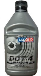 Жидкость тормозная 410гр - DOT 4, для тормозных систем и гидроприводов сцепления, совместима с тормозными жидкостями на гликолевой основе LUXE 635