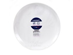 Тарелка мелкая стеклокерамическая "diwali white marble" 25 см Luminarc Q8840