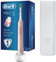 Электрическая щетка ORAL-B Pro 3 (3500)/D505.513.3X BRAUN 4210201291695 (Розовая)
