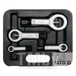 Набор ключей для скрученных гаек 9-27мм (4пр) HRC40-45 Yato YT-0585