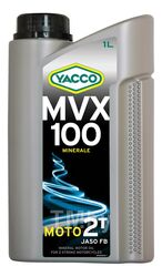 Масло моторное минеральное 1 л - API TC , JASO FB YACCO MVX 100 2T/1