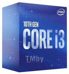 Процессор Intel Core i3-10100 BOX LGA1200 (4 ядра/4.3-3.6 ГГц/6 МБ/65W/Intel UHD Graphics 630)