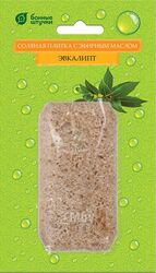Соляная плитка для бани и сауны с эфирным маслом "Эвкалипт", 200 г, "Банные штучки" (БАННЫЕ ШТУЧКИ)