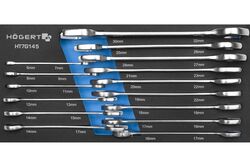 Набор рожковых ключей 15шт. HT1W501-HT1W517 HOEGERT HT7G145