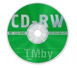 Оптический диск CD-RW 700Mb 12x Data Standard CakeBox 10 шт.