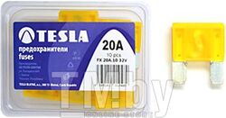 Предохранители плоские MAXi 20A FX serie 32V DC (10 шт./упак.) TESLA FX00.020.010