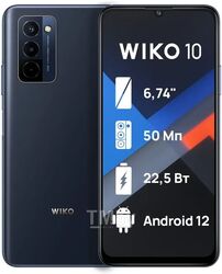 Смартфон Wiko 10 4GB/128GB Black (VHEM-E03N)