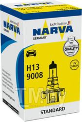 Лампа 12V H13 60/55W P26.4t NARVA 480923000