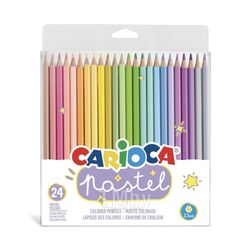 Цветные карандаши 24 шт. "Pastel" Carioca 43310