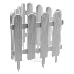 Забор декоративный "Классика", 29 х 224 см, белый, PALISAD 65008