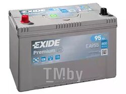 Аккумулятор Premium 95Ah 800A (L +) 306x173x222 mm EXIDE EA955