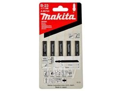 Пилка для лобзика по металлу В-23 (5 шт.) MAKITA (пропил криволинейный, быстрый рез)