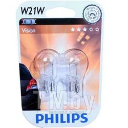 Комплект ламп Philips W21W 12V W3X16D Vision (2шт. в блистере) 12065B2