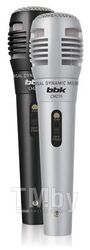 Микрофон BBK (2 шт. комплект) CM215 черный/серебро